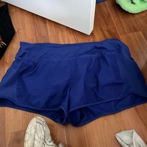 Blue Nike Running Shorts